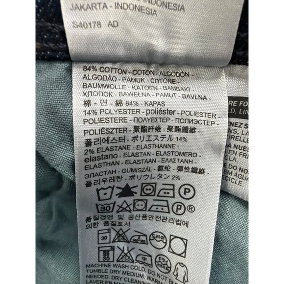 Levis Womens Dark Wash Denim Bootcut Jeans Mid Rise Slimming Size 10 Medium Fit - Picture 13 of 16